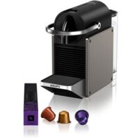 Krups Pixie Redesign Titane Machine à café Nespresso