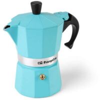 Orbegozo KFV 345 cafetière italienne bleu 3 tasses