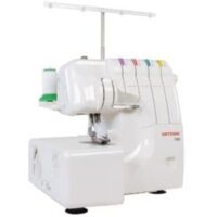 Machine à coudre Gritzner Overlock 788 – Vitesse jusqu'à 1300 points/min – Enfileur automatique – Transport différentiel réglable – 5 pieds inclus – Unbekannt