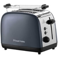 Russell Hobbs Colours Plus 2S grille-pain gris métallisé