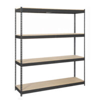 Simonrack Étagère anthracite 4 plateaux 400 kg charge