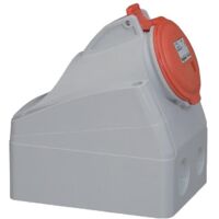 Legrand – Prise de courant P17 3P+N+T 32A rouge – IP44 pour extérieur – Installation facile avec vis orientées – Robuste en plastique