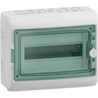 Schneider Electric – Coffret électrique nu 1 rangée – Porte transparente – Modèle COF 26 10 – Pour installation en environnement organisé