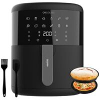 Cecotec – Friteuse sans huile 6 L 1700 W – Autonome – Température 80 °C – Tactile – Noir