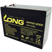 Long WP10-12SE WP10-12SE Batterie au plomb 12 V 10 Ah plomb (AGM) (l x H x P) 151 x 118 x 65 mm cosses plates 6,35 mm résistant aux cycles de charge, Y860692