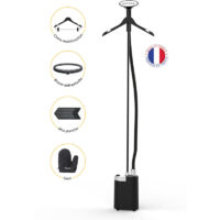 SteamOne Minilys Plus défroisseur vapeur noir satiné