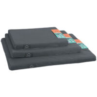 Coussin à mémoire de forme déhoussable gris anthracite 70x50 cm – Mousse haute densité pour confort optimal – Housse lavable à 30°C – Zolux