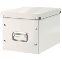 Boîte de rangement carton Leitz Click & Store Wow Cube Format M blanc