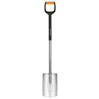 Beche bord droit L avec tete/manche en Acier - Fiskars 131481 Xact