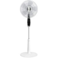 Rowenta – Ventilateur sur pied Turbo Silence Extreme VU5690 blanc – 32W – 14 vitesses – Silencieux 32 dB – Oscillation 120° – Télécommande incluse