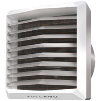 Chauffage indirect compact 20 kW – Débit d'air 2100 m³/h – Portée horizontale 14 m – Échangeur à rang unique – Radiateur eau chaude en acier – VTS