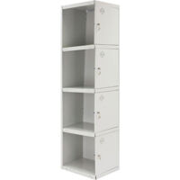 SIMONLOCKER casiers en métal (180x30x50cm) GRIS LOCKER