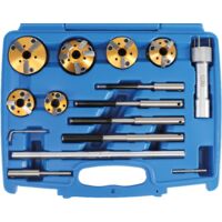 Bgs Technic – Jeu de fraises professionnelles métalliques 6 pièces – Fraises doubles faces pour usinage précis – Diamètres de 28 à 65 mm – Angles de coupe optimisés
