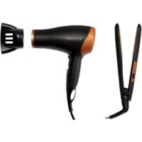 Remington D3012GP Coffret Cadeau, Seche Cheveux Ionique 2000W et Lisseur Plaques Flottantes Ceramic