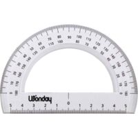 Wonday 3701254700643 Rapporteur noir 120 mm
