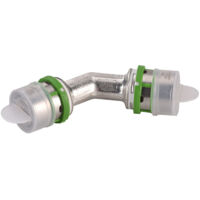 COMAP Coude égal métallique 45° à sertir pour tubes multicouche - 63x4,5 - Raccords MultiSkin - 7041W63
