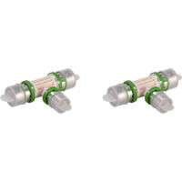 COMAP Té réduit synthétique à sertir pour tubes multicouche - 32x3-20x2-32x3 - Vendus par 2 - Raccords MultiSkin - 9130RW322032