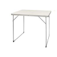 Aktive Mesa Plegable De Camping Blanc 80x60x70 cm