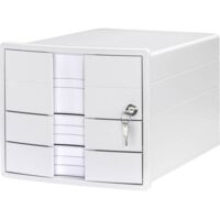 HAN IMPULS 1018-12 Caisson à tiroirs blanc DIN A4, DIN C4 Nombre de tiroirs: 3 W674022