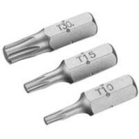 3 Torx 25 mm T10, T15 et T30