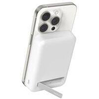 Batterie externe Belkin Banque d alimentation sans fil magnétique BoostCharge Pro 10000 mAh Blanc pour iPhone 12 13 15 Google