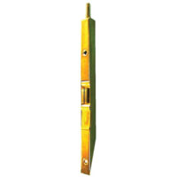 Verrou à entailler à poussoir 16mm 250mm zingué avec gâche JARDINIER MASSARD J544030 1