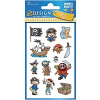 Papier Sticker Piraten 3Bg 53197