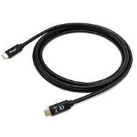 Câble usb-c mâle usb-c mâle usb 3.2 1m transfert 5g 3a couleur noir