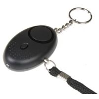 Alarme personnelle sirène GUARD SCORPION 120 dB lampe de poche LED noir (YC-003-BL)