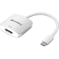 Sandberg 136-12 - Adaptateur de lien USB-C vers HDMI, aluminium