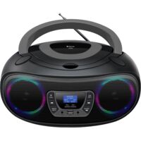 Denver Boombox DAB+ avec radio DAB+/FM, fonction Bluetooth, bleu