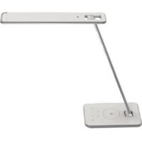 UNILUX Tischleuchte Jazz LED 400093836 weiß + metallgrau