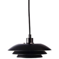 Dyberglarsen DL20 Dome Suspension Plafonnier Noir Mat 20cm