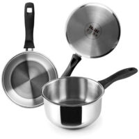 Casserole inox 14cm m/bakélite induction 666014 ibili