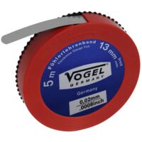 VOGEL 455010 - Rouleau de feuillard calibré 5 mètres x 13 mm Épaisseur 0,1 mm