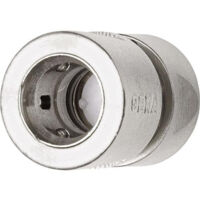 Raccord d eau Geka 19 mm nickelé avec sécurité arrêt