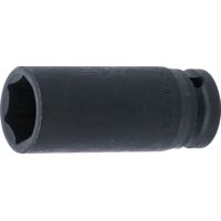 BGS Douille à choc, six pans, longue 12,5 mm (1/2") 22 mm