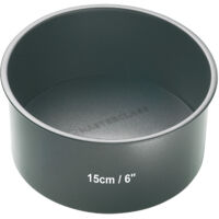 Kitchen Craft Master Moule de classe avec base libre, acier, noir, 15x7x8 cm
