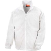 Result Giacca da lavoro in pile con zip Bianco S