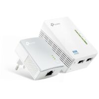 TL-WPA4220TKIT TP-LINK AV500 2-port Powerline WiFi TP-LINK AV500 2-port Powerline WiFi Extender 3-pack KIT including 2 TL-WPA4220 and 1 TL-PA4010 500Mbps Powerline datarate 300Mb