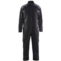 Tuta da lavoro industriale in policotone a maniche lunghe Blaklader Nero Tasche Grigio 46