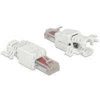 RJ-45 Stecker Cat.6 UTP, werkzeugfrei Verwendung: Pour Patchkabel Ø 5,0 - 6,5mm