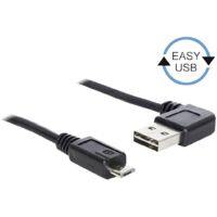 EASY-USB 2.0 Kabel, USB-A Stecker 90° Micro-USB Stecker Verwendung: Verbindung eines USB Micro-B Geräts avec dem PC oder Notebook