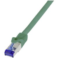 LogiLink C6A105S RJ45 CAT 6a S/FTP 15.00 m vert 1 pc(s) W819552