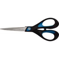 Maped 496210 ciseaux à bouts ronds Ciseaux pour loisirs créatifs, Ciseaux d'office Découpe droite Noir, Rouge