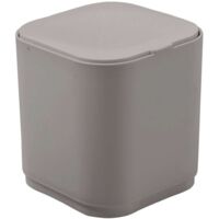 GEDY 63086600300 SEVENTY Papelera De Mesa Con tapa Beige - ref: 63086600300