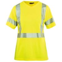 T-shirt de travail haute visibilité anti-UV femme 3336 - Jaune fluo L