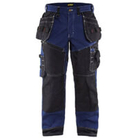 Pantalon de travail en coton X1500 - Marine/Noir 2XL - FR(52) - SE(C58) - Courtes
