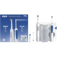Oral-B Idropulsore Health Center Adulte Brosse à dents rotative oscillante Bleu, Blanc