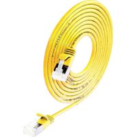 Wirewin 9120042366931 RJ45 Câble réseau, câble patch CAT 6a S/STP 1.00 m jaune 1 pc(s) Y108802